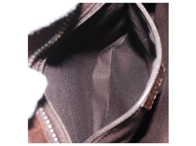 Borsa a Spalla GG Canvas Gucci Beige Argento 122793 Auth 156411 - vista 21