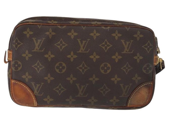 LOUIS VUITTON Clutch Marly Dragonne GM Monogram M51825 LV Auth ka803 Monogramma - vista 2
