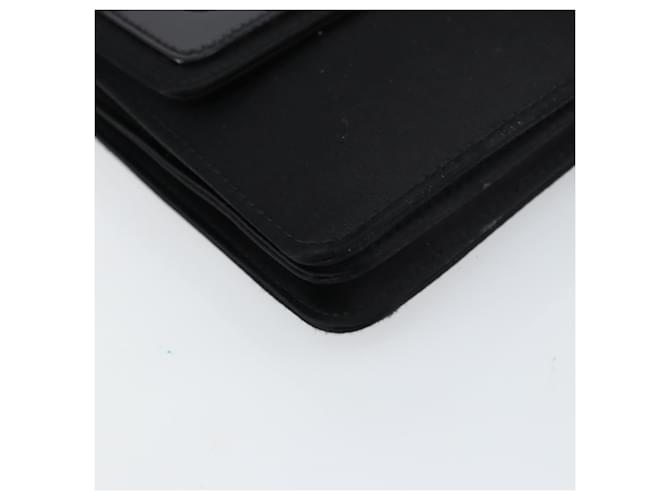 Borsa a Spalla GIVENCHY in Raso Nero e Oro Auth ka890 D'oro - vista 11