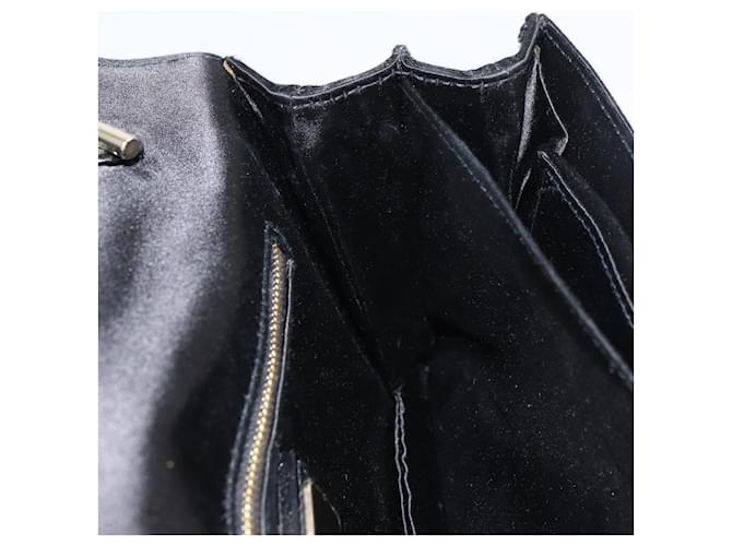 Borsa a Spalla GIVENCHY in Raso Nero e Oro Auth ka890 D'oro - vista 19