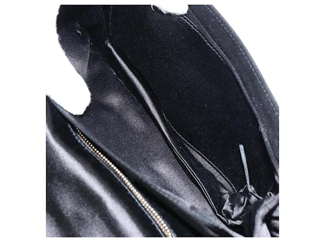 Borsa a Spalla GIVENCHY in Raso Nero e Oro Auth ka890 D'oro - vista 23
