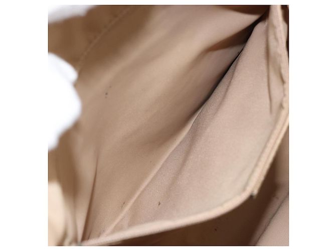 Borsa a Spalla in Tela Trotter Christian Dior Beige Argento Auth ep12239 - vista 20