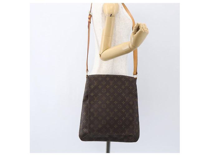LOUIS VUITTON Borsa a Spalla Monogram Musette M51256 LV Auth ka824 Monogramma - vista 20