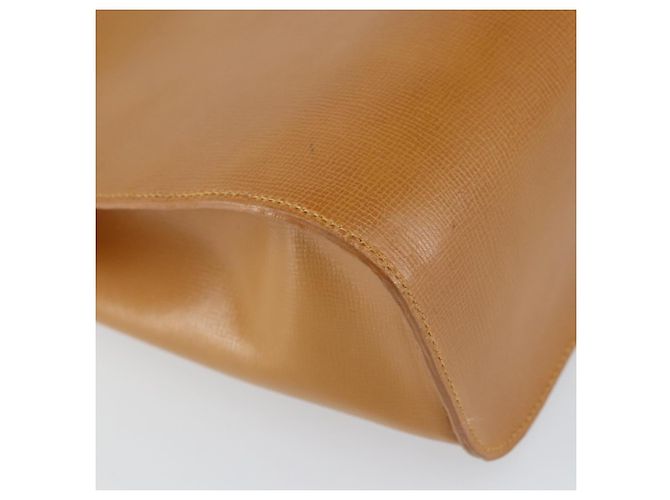Borsa a mano Christian Dior in pelle marrone dorato Auth ep12336 D'oro - vista 13