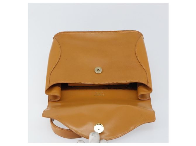 Borsa a mano Christian Dior in pelle marrone dorato Auth ep12336 D'oro - vista 15