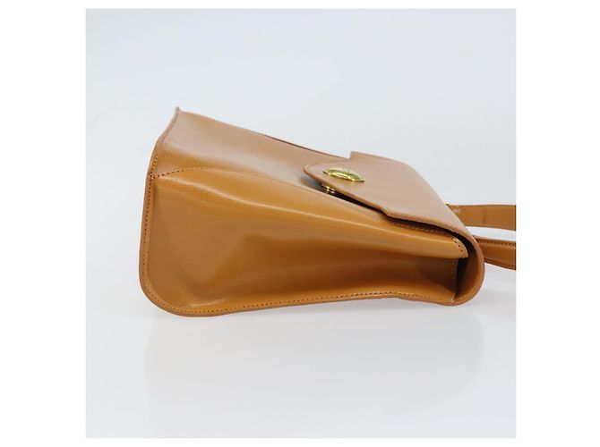 Borsa a mano Christian Dior in pelle marrone dorato Auth ep12336 D'oro - vista 4