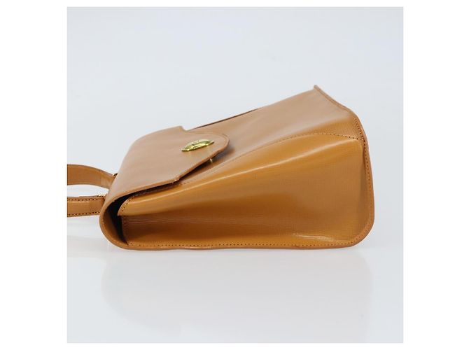 Borsa a mano Christian Dior in pelle marrone dorato Auth ep12336 D'oro - vista 5