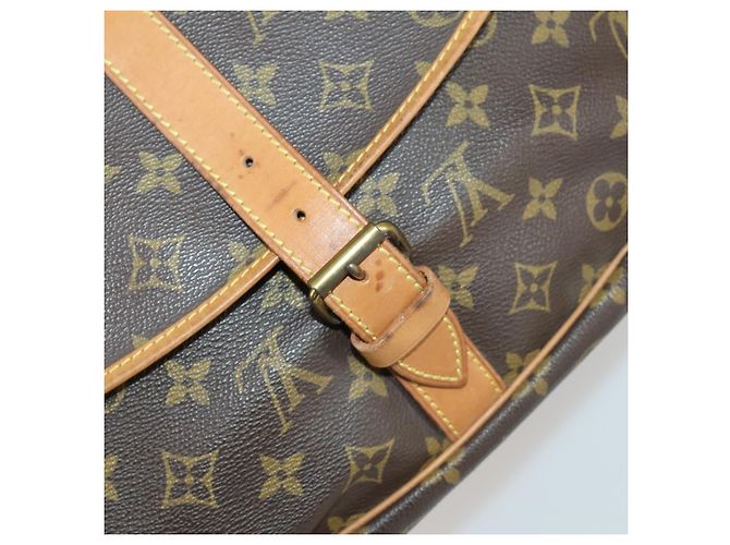 LOUIS VUITTON Borsa a Spalla Monogram Saumur 35 M42254 LV Auth 155167 Monogramma - vista 23