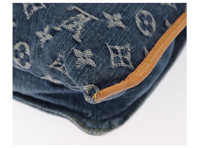 LOUIS VUITTON Borsa Tote Piatta Monogram in Denim Blu M95018 LV Auth 159149SM - vista 16