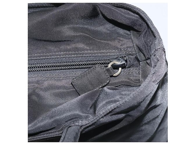 PRADA Bolso de mano de nylon negro Auth 156858 - vista 10