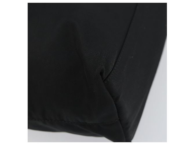 PRADA Bolso de mano de nylon negro Auth 156858 - vista 14