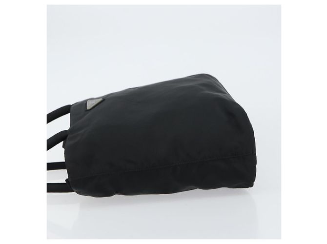 PRADA Bolso de mano de nylon negro Auth 156858 - vista 4