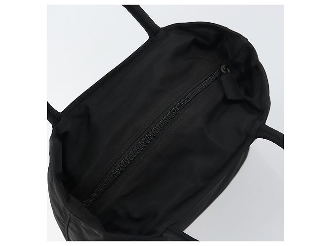 PRADA Bolso de mano de nylon negro Auth 156858 - vista 6