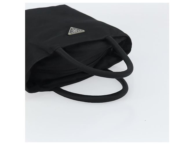 PRADA Bolso de mano de nylon negro Auth 156858 - vista 7