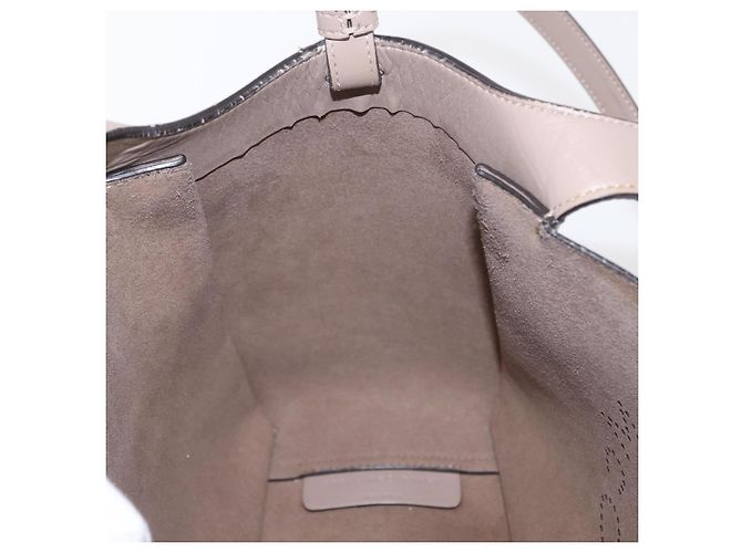 Autre Marque Borsa a mano Stella McCartney in pelle 2 vie beige oro 513860 Auth 155498 D'oro - vista 20