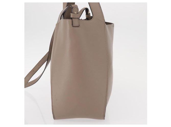 Autre Marque Borsa a mano Stella McCartney in pelle 2 vie beige oro 513860 Auth 155498 D'oro - vista 3