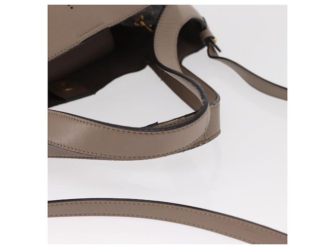Autre Marque Borsa a mano Stella McCartney in pelle 2 vie beige oro 513860 Auth 155498 D'oro - vista 7