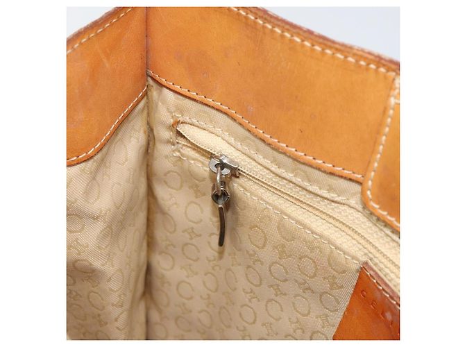 Céline CELINE C Macadam Canvas Handtasche aus Wildleder Beige Silber Authentisch bs31641 - Ansicht 20