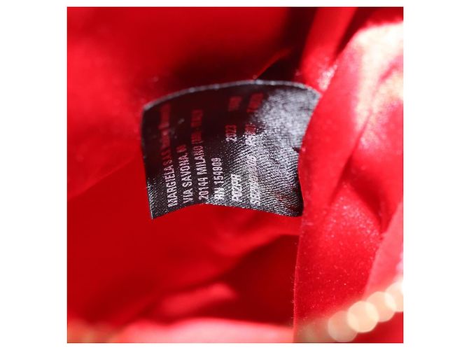 Autre Marque Borsa a Spalla 5AC Maison Margiela Raso Rosso Oro Auth 154203M D'oro - vista 11