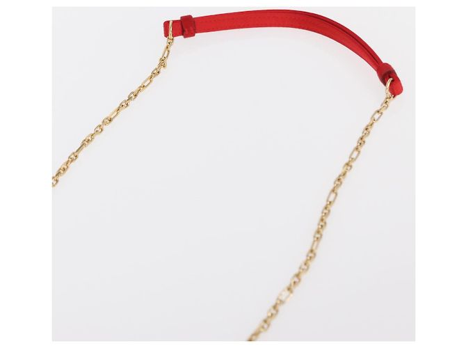 Autre Marque Borsa a Spalla 5AC Maison Margiela Raso Rosso Oro Auth 154203M D'oro - vista 15
