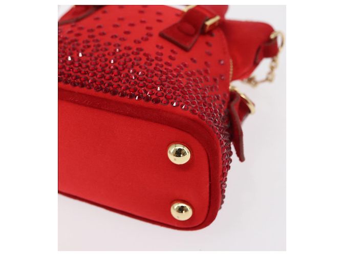 Autre Marque Borsa a Spalla 5AC Maison Margiela Raso Rosso Oro Auth 154203M D'oro - vista 17