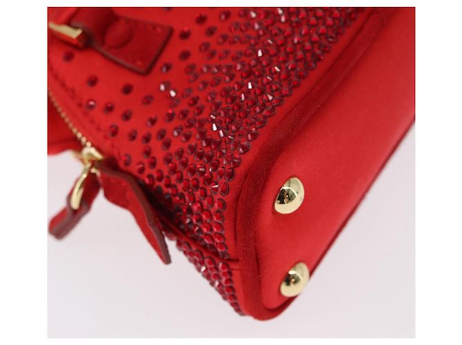 Autre Marque Borsa a Spalla 5AC Maison Margiela Raso Rosso Oro Auth 154203M D'oro - vista 18