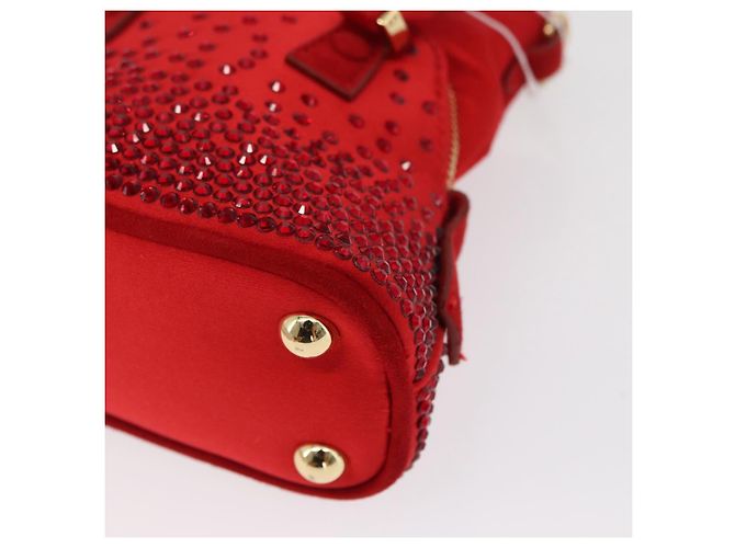 Autre Marque Borsa a Spalla 5AC Maison Margiela Raso Rosso Oro Auth 154203M D'oro - vista 19