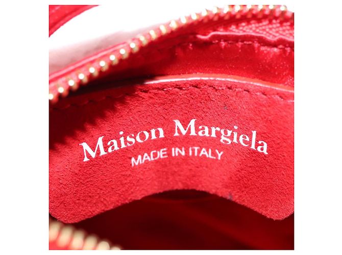 Autre Marque Borsa a Spalla 5AC Maison Margiela Raso Rosso Oro Auth 154203M D'oro - vista 23