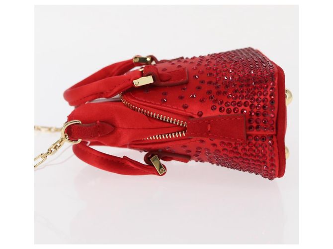 Autre Marque Borsa a Spalla 5AC Maison Margiela Raso Rosso Oro Auth 154203M D'oro - vista 4