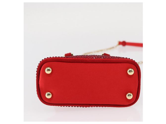 Autre Marque Borsa a Spalla 5AC Maison Margiela Raso Rosso Oro Auth 154203M D'oro - vista 5