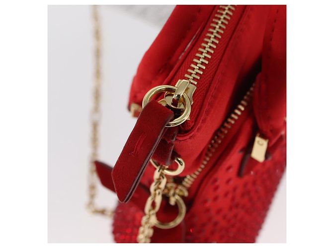 Autre Marque Borsa a Spalla 5AC Maison Margiela Raso Rosso Oro Auth 154203M D'oro - vista 9
