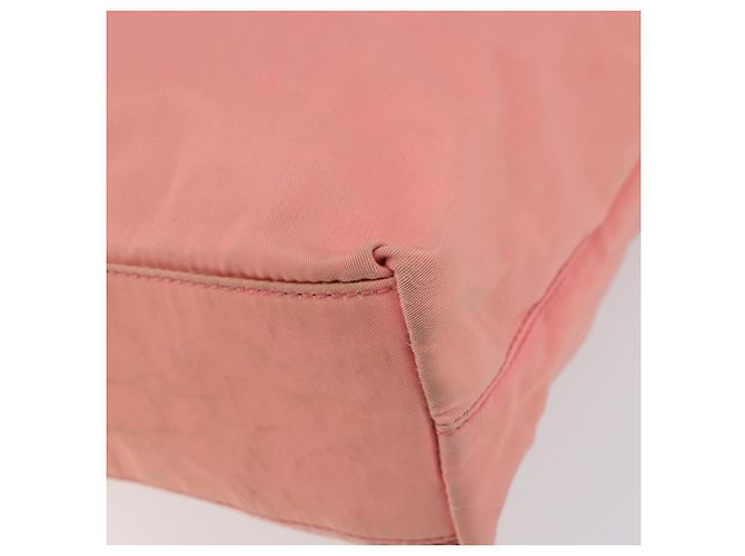Borsa a Spalla PRADA in Nylon Rosa Auth ti3519 - vista 15