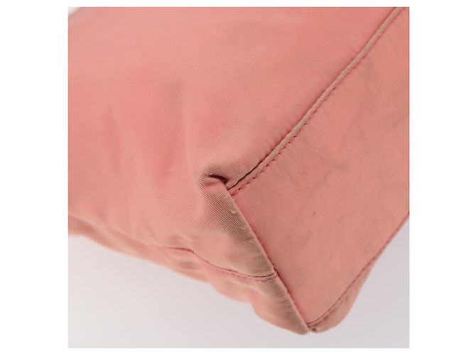 Borsa a Spalla PRADA in Nylon Rosa Auth ti3519 - vista 16