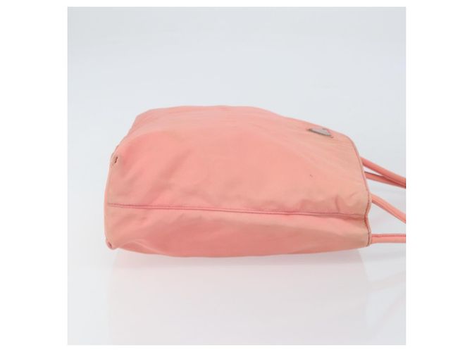 Borsa a Spalla PRADA in Nylon Rosa Auth ti3519 - vista 3