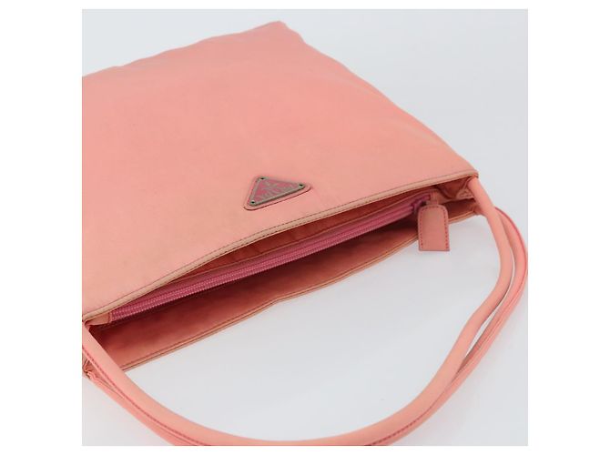 Borsa a Spalla PRADA in Nylon Rosa Auth ti3519 - vista 6