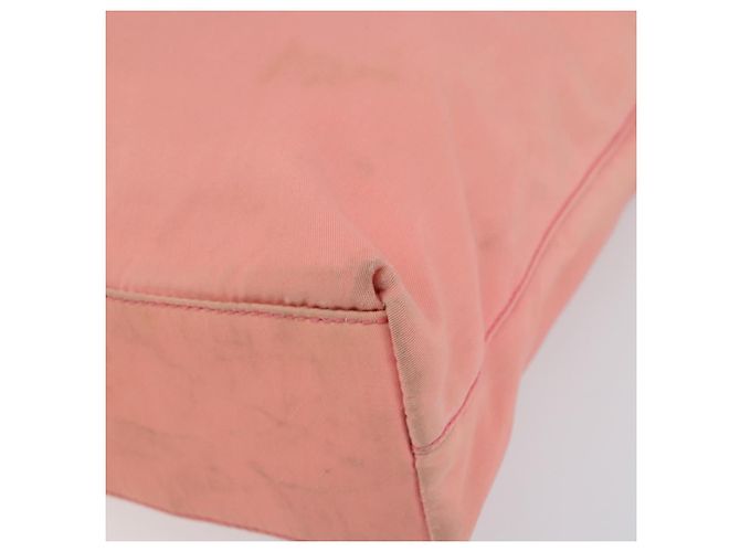 Borsa a Spalla PRADA in Nylon Rosa Auth ti3519 - vista 9