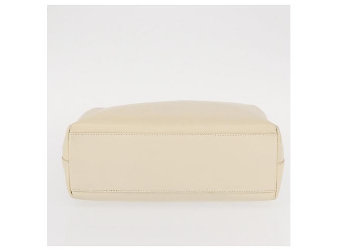 PRADA Borsa a mano in pelle bianca Auth 156869 Bianco - vista 5