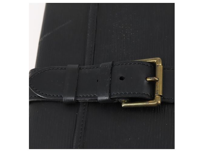 LOUIS VUITTON Epi Trousse Priant Borsa Clutch Nera M48372 LV Auth bs31102 Nero - vista 17