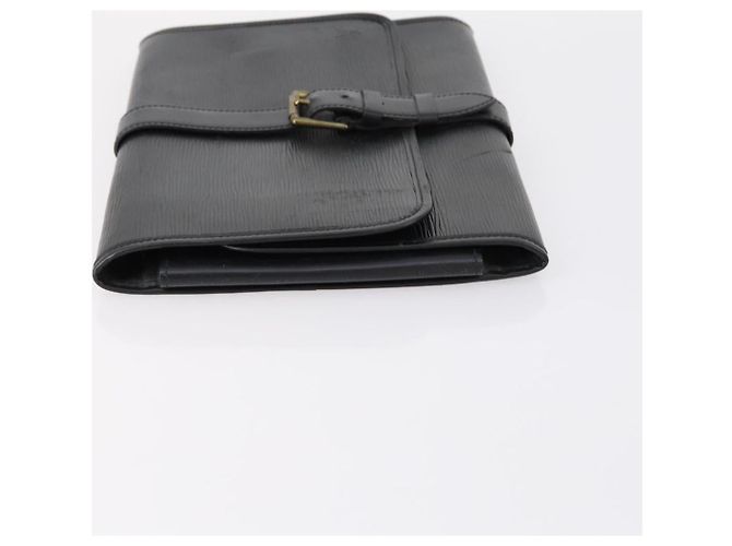 LOUIS VUITTON Epi Trousse Priant Borsa Clutch Nera M48372 LV Auth bs31102 Nero - vista 4
