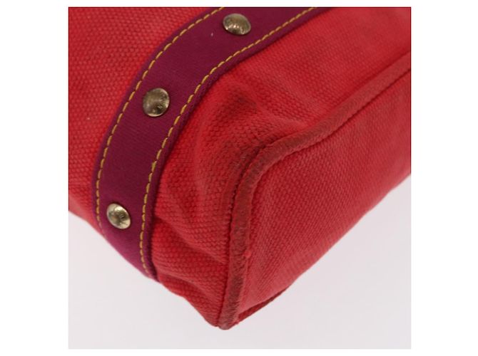 LOUIS VUITTON Antigua Cabas MM Borsa Tote Rossa M40034 LV Auth BA8612 Rosso - vista 14