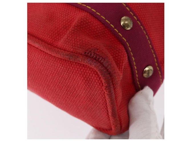 LOUIS VUITTON Antigua Cabas MM Borsa Tote Rossa M40034 LV Auth BA8612 Rosso - vista 15