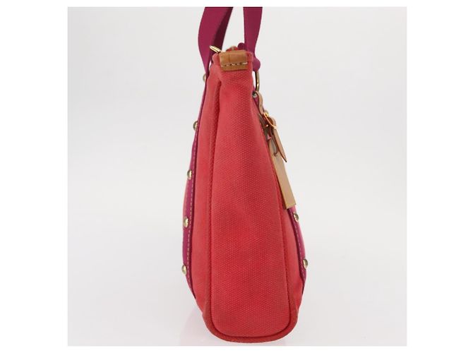 LOUIS VUITTON Antigua Cabas MM Borsa Tote Rossa M40034 LV Auth BA8612 Rosso - vista 4