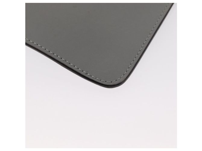 Monedero FENDI de cuero gris dorado Auth 154219 - vista 15