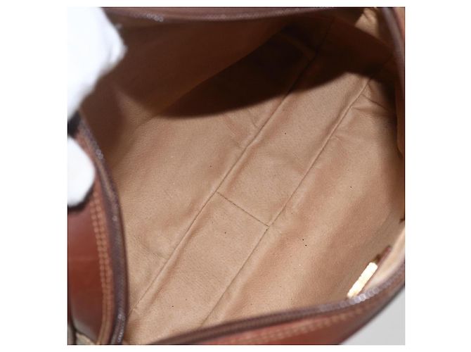Gucci Borsa a Spalla Micro GG Supreme PVC Beige Oro 001 406 0790 Auth 157157 D'oro - vista 11