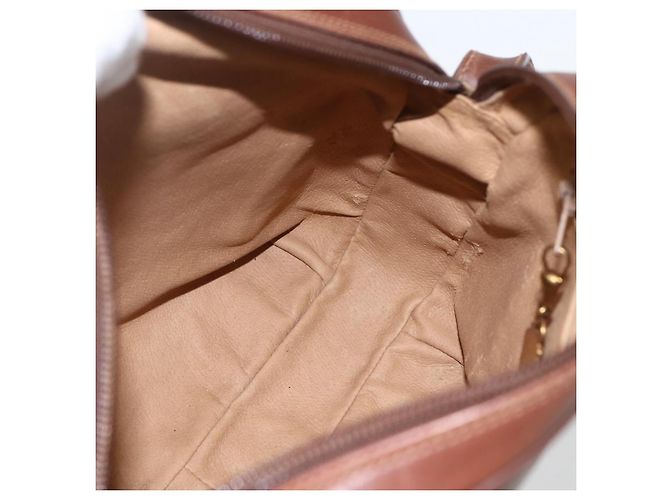 Gucci Borsa a Spalla Micro GG Supreme PVC Beige Oro 001 406 0790 Auth 157157 D'oro - vista 20