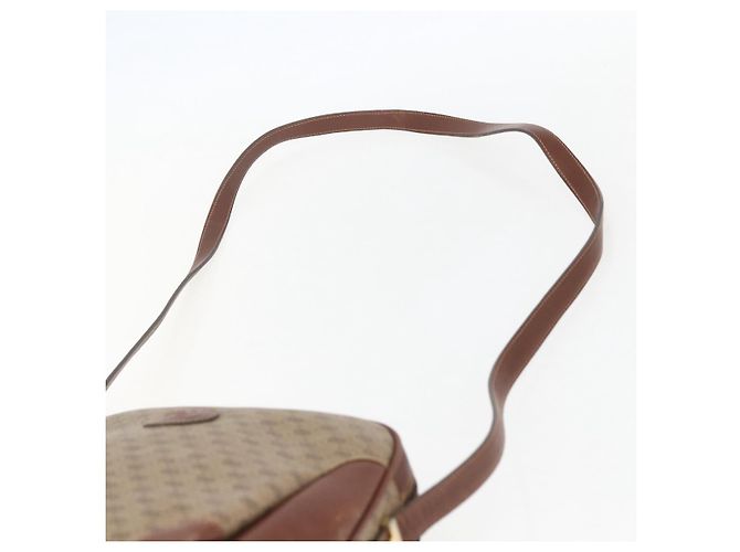 Gucci Borsa a Spalla Micro GG Supreme PVC Beige Oro 001 406 0790 Auth 157157 D'oro - vista 8