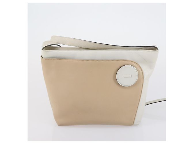 Céline CELINE Borsa Chloe Salvatore Ferragamo in pelle 3 pezzi Beige Marrone Auth yk19853 - vista 16