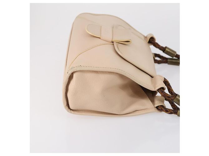 Céline CELINE Borsa Chloe Salvatore Ferragamo in pelle 3 pezzi Beige Marrone Auth yk19853 - vista 4