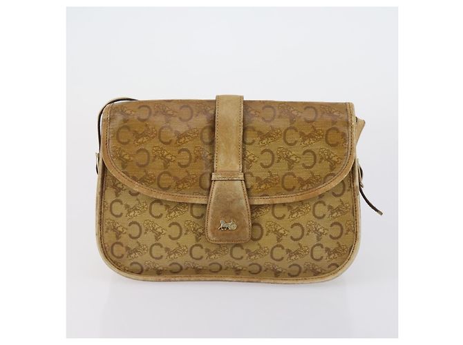 Céline CELINE Borsa Chloe Salvatore Ferragamo in pelle 3 pezzi Beige Marrone Auth yk19853 - vista 9
