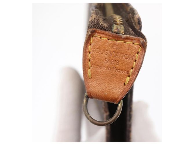 Bucket LOUIS VUITTON Monogramma Secchiello GM Pochette Accessorio LV Auth th6538 - vista 9